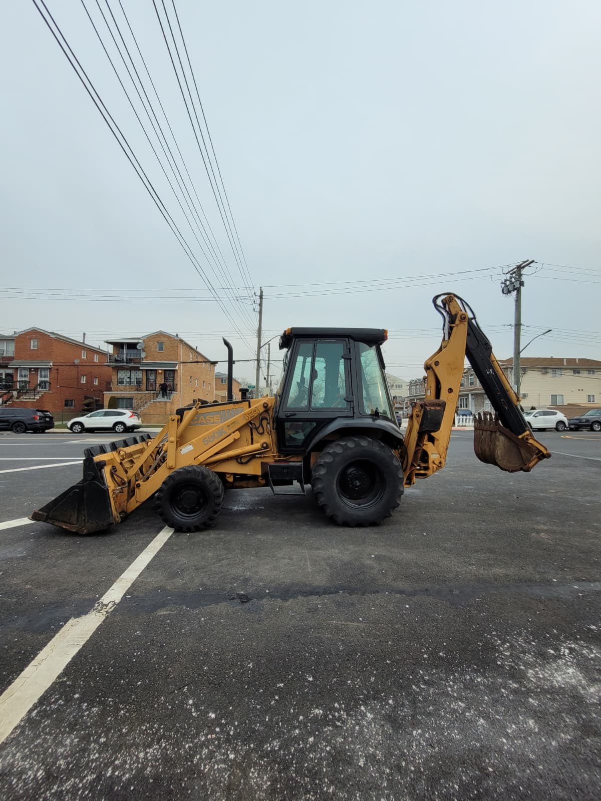 1987 Case 580K 4 x 4 Loader Backhoe w/Extendahoe
