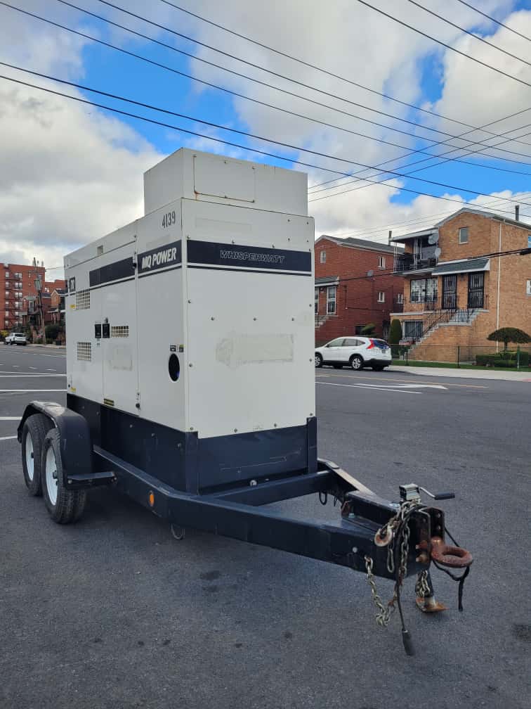 2017 MQ Whisperwatt DCA70SSIU4F Towable Generator-70kva