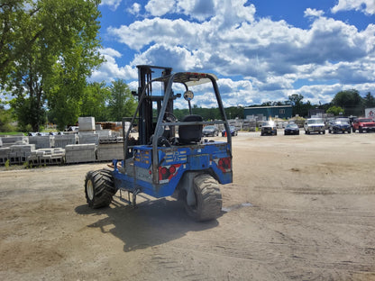 2004 Volvo VHD Flatbed with Princeton PB50 Truck Mounted Forklift