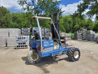 2004 Volvo VHD Flatbed with Princeton PB50 Truck Mounted Forklift
