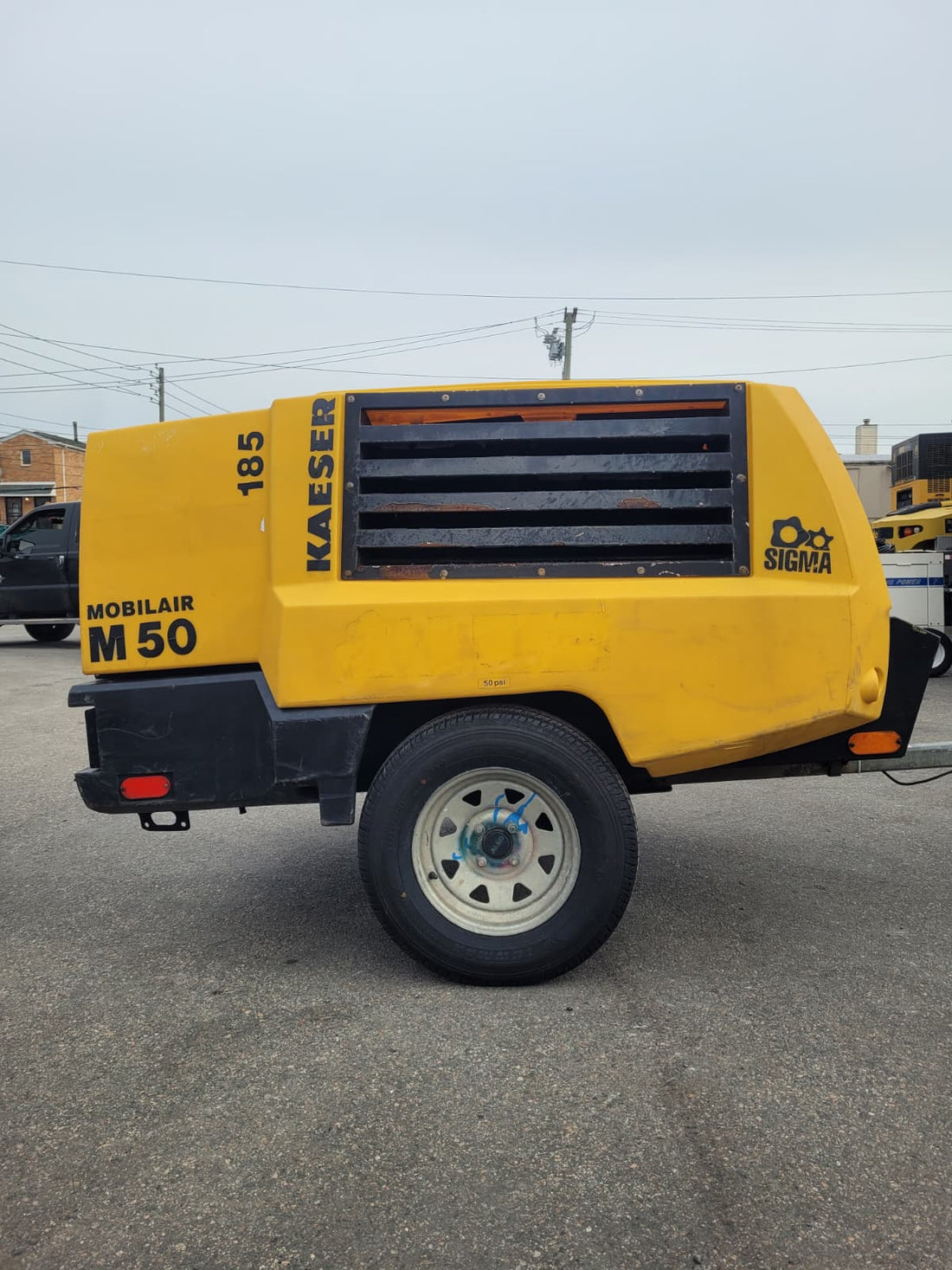 2017 Kaeser M50 Towable Air Compressor