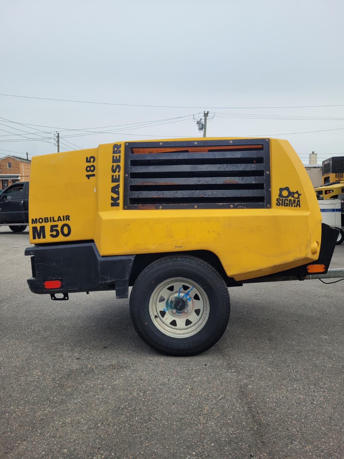 2017 Kaeser M50 Towable Air Compressor