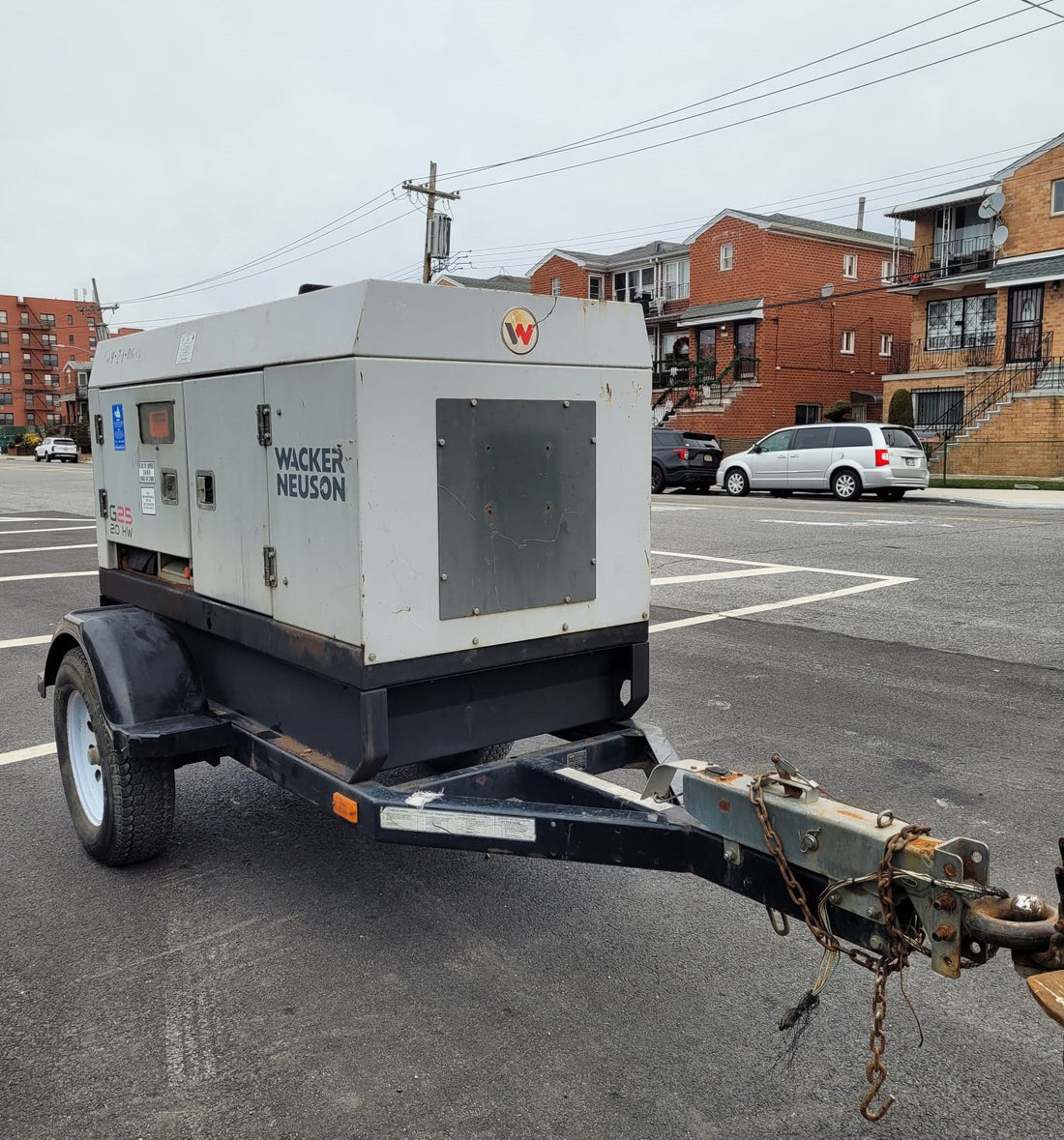 Wacker Neuson G25 Towable Generator- 20kw
