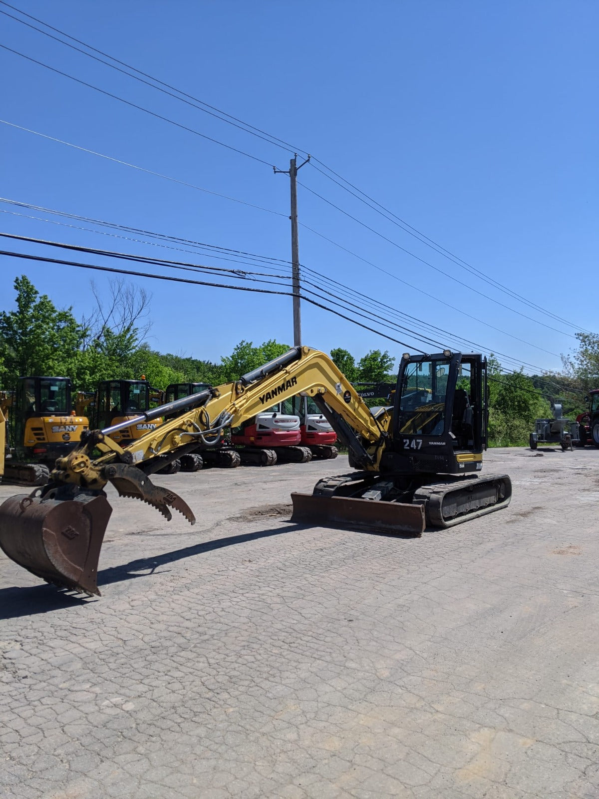 2019 Yanmar Vio80-1A Excavator w/ Thumb