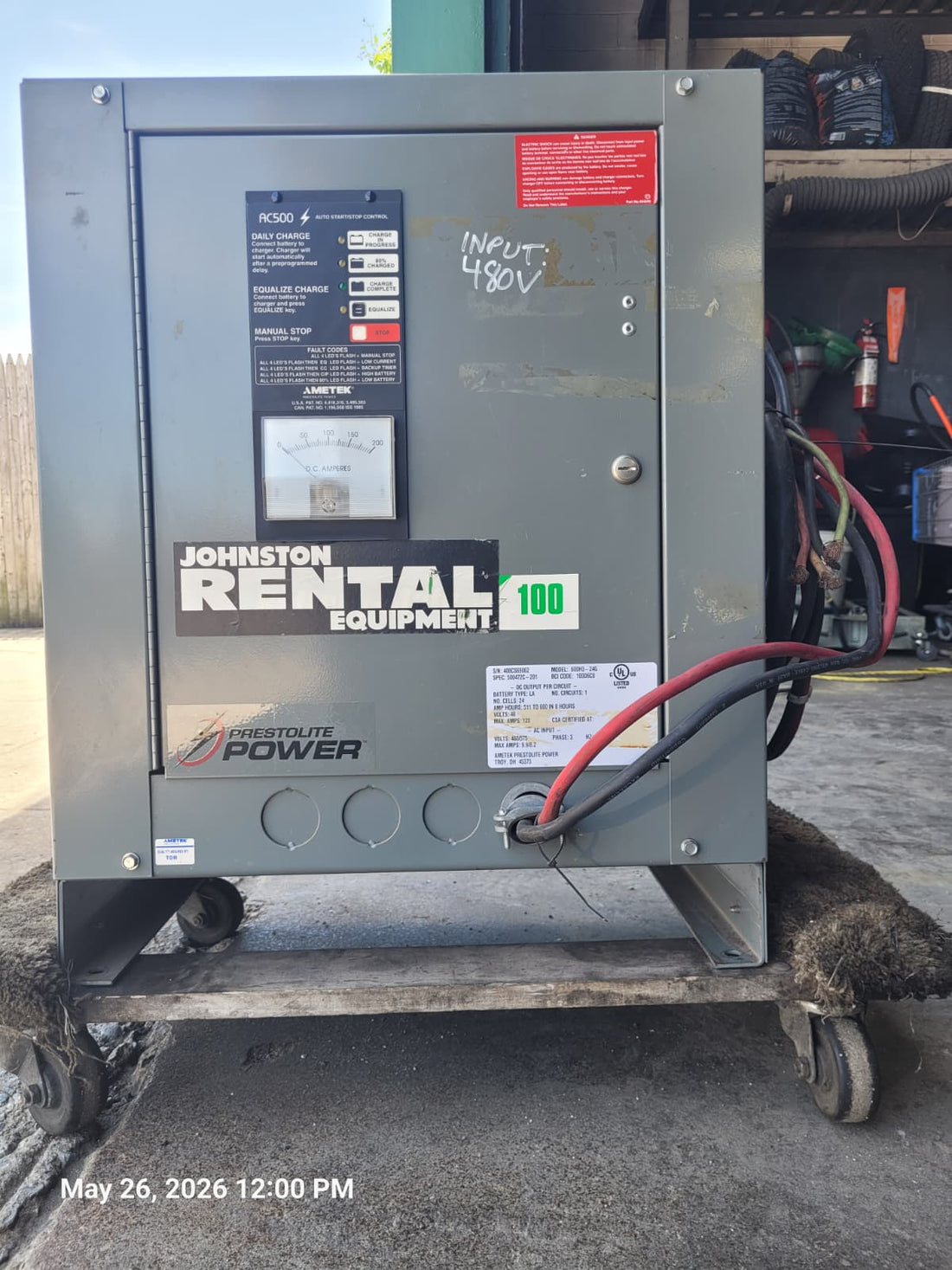 Ametek AC500 600HG-24G Industrial Grade Forklift Battery Charger Controller