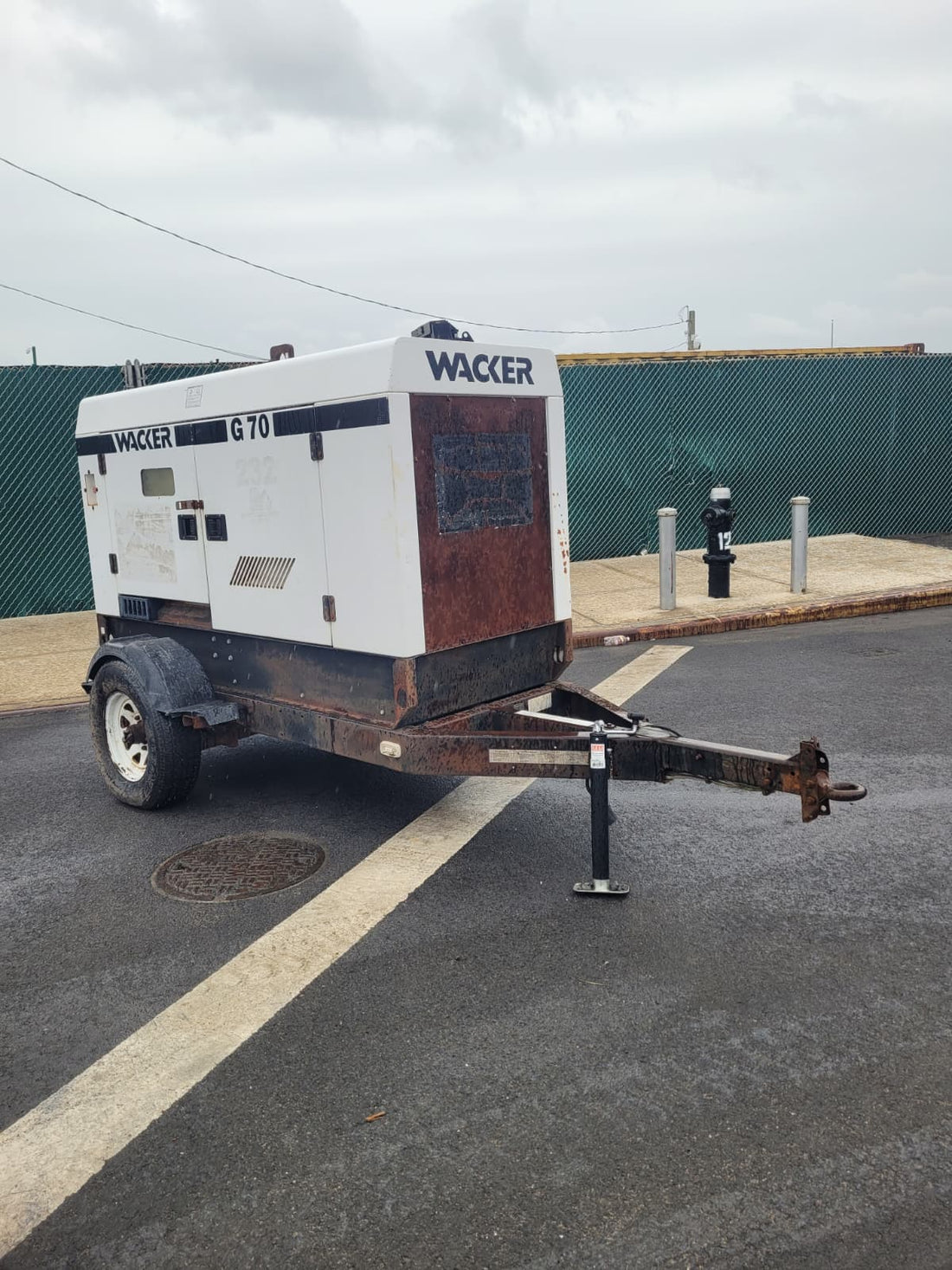 2004 Wacker Neuson G70 Towable Generator