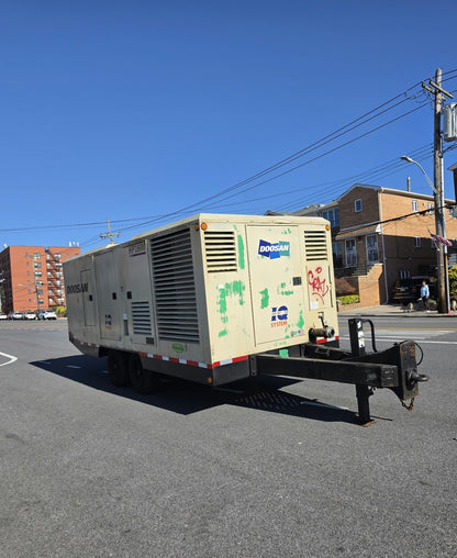 2014 Doosan HP1600IQ Towable Air Compressor