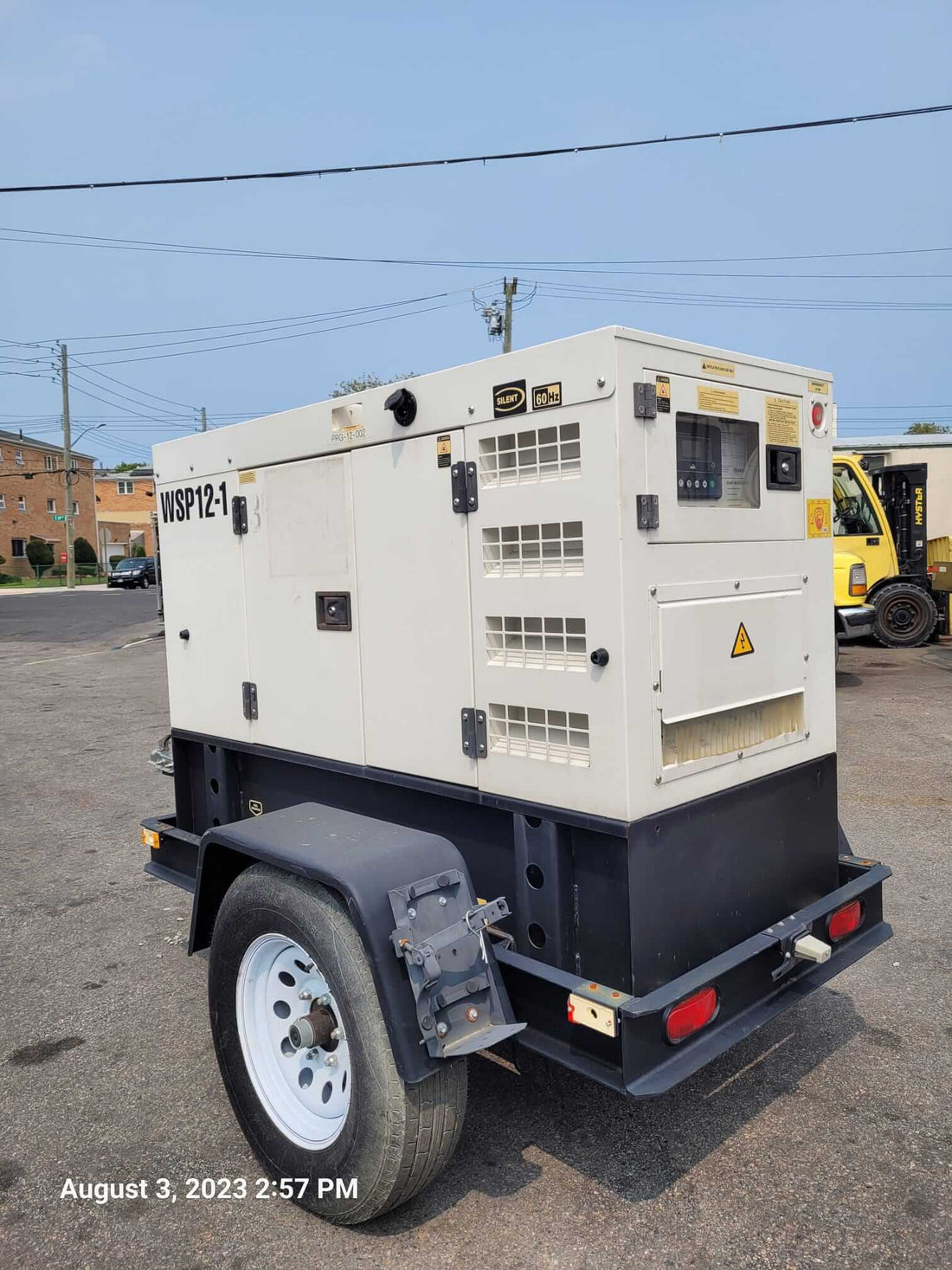 2018 Wanco WSP12-1 Towable Generator-12kw