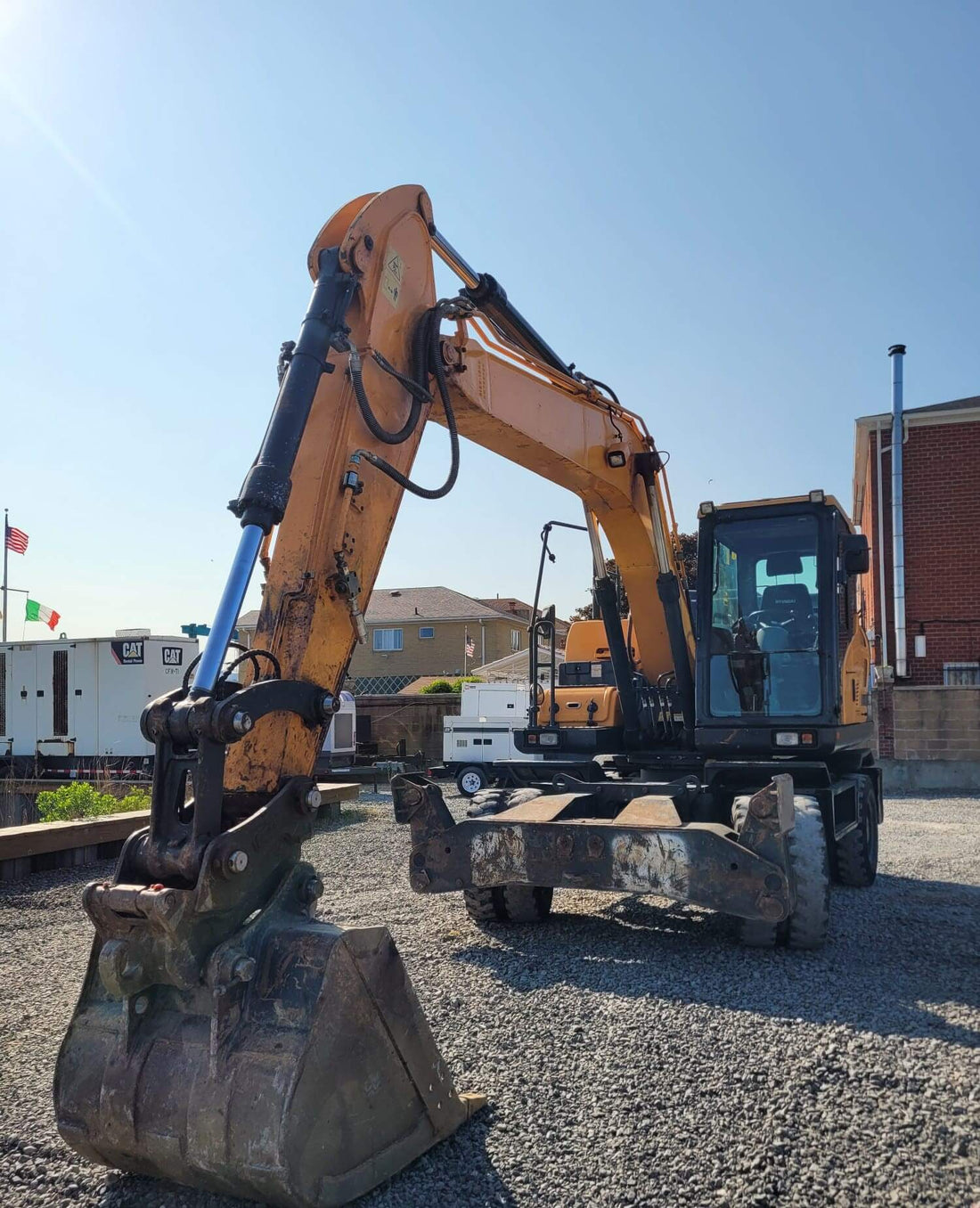 2017 Hyundai HW140 Wheeled Excavator-Hours: 5,008