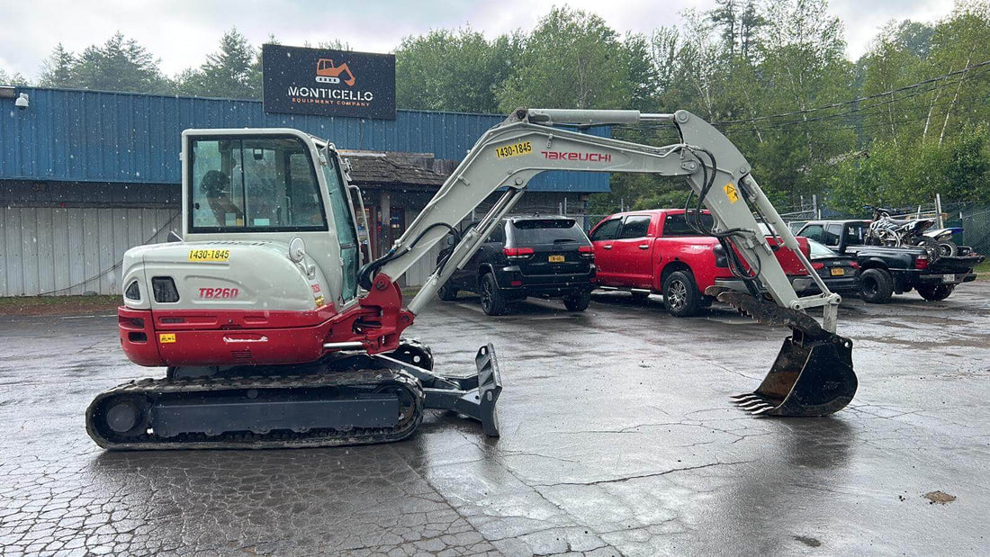 2017 Takeuchi TB260 Mini Excavator-Hours: 2,124