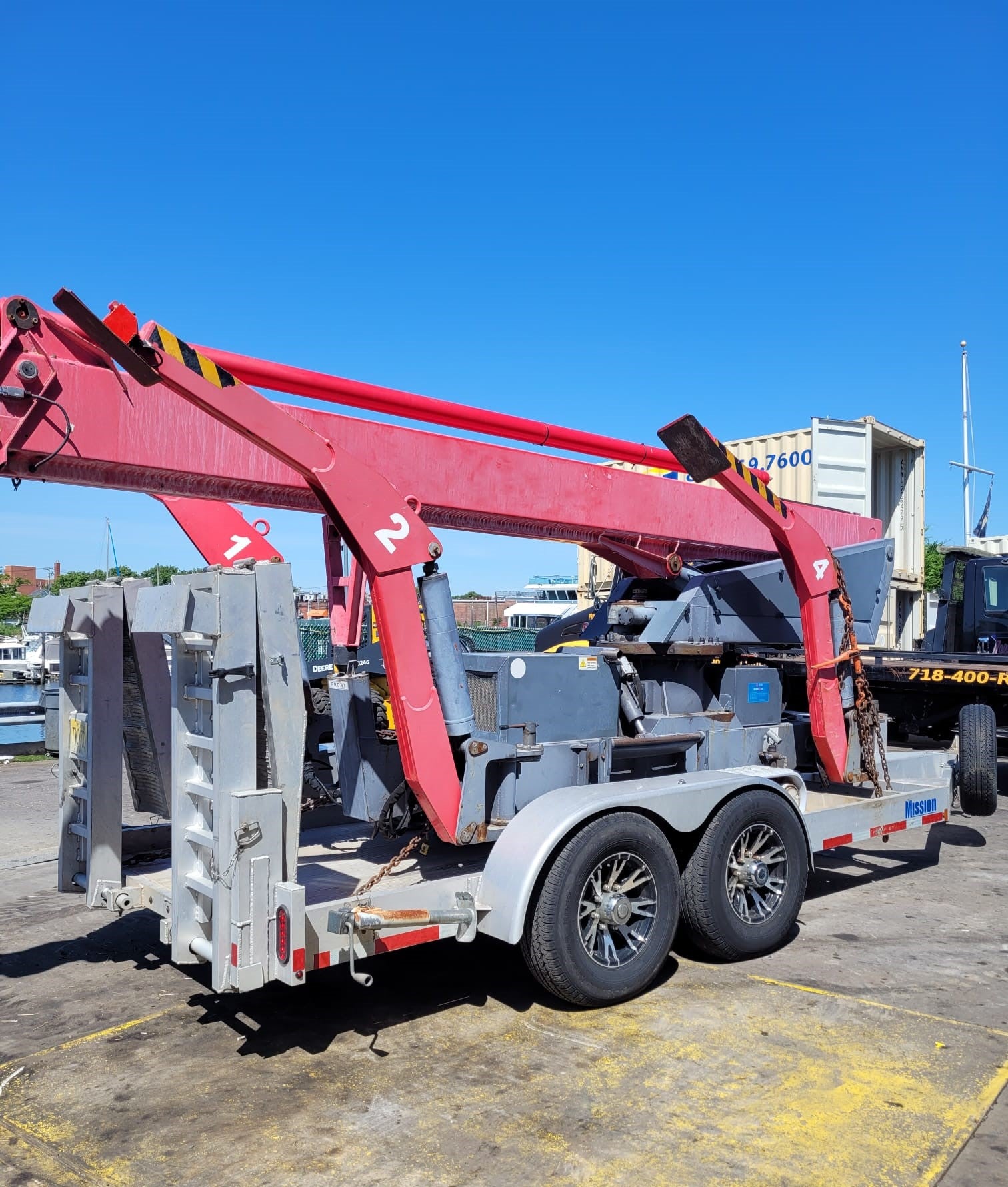 2018 Gomanlift T30 Spider Hydraulic Telescopic Boom Lift -includes Trailer