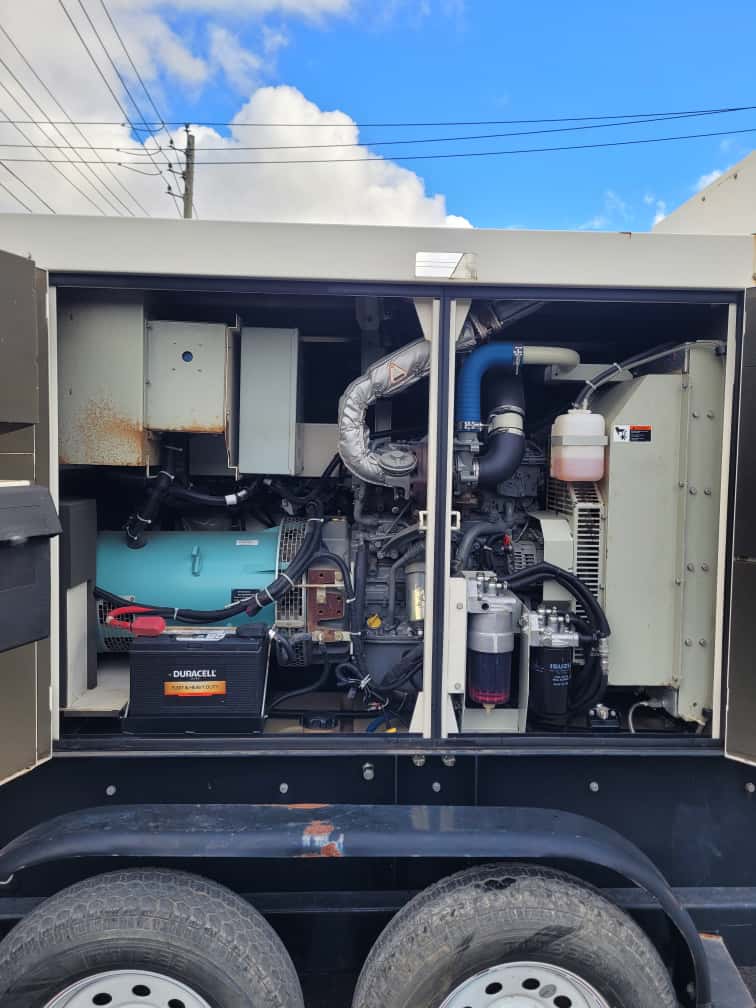 2017 MQ Whisperwatt DCA70SSIU4F Towable Generator-70kva