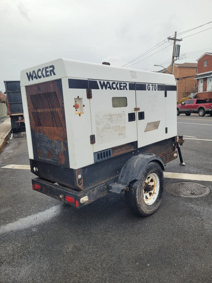 2004 Wacker Neuson G70 Towable Generator