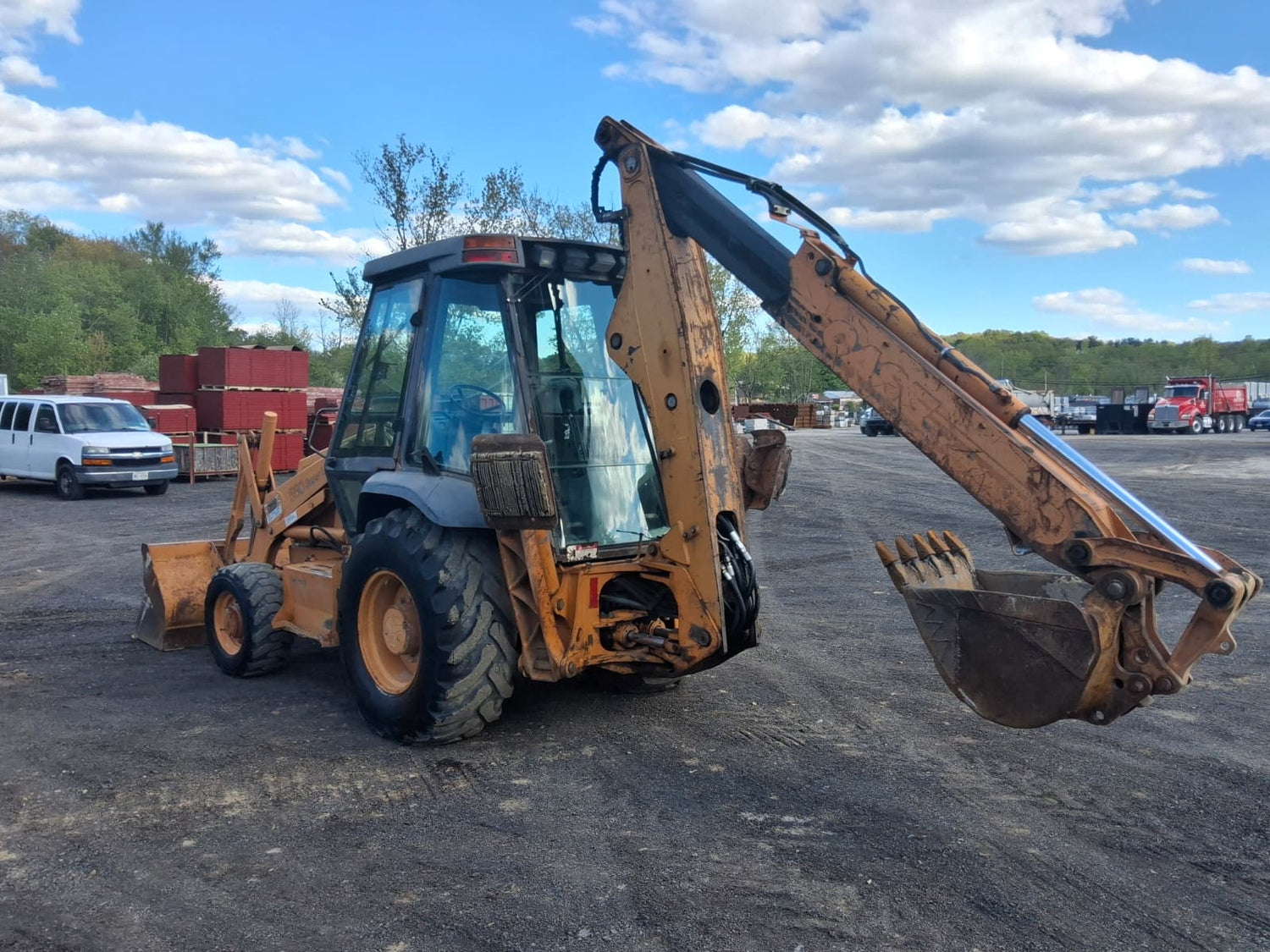 2000 CASE 580 Super L Backhoe 4x4 Extendahoe