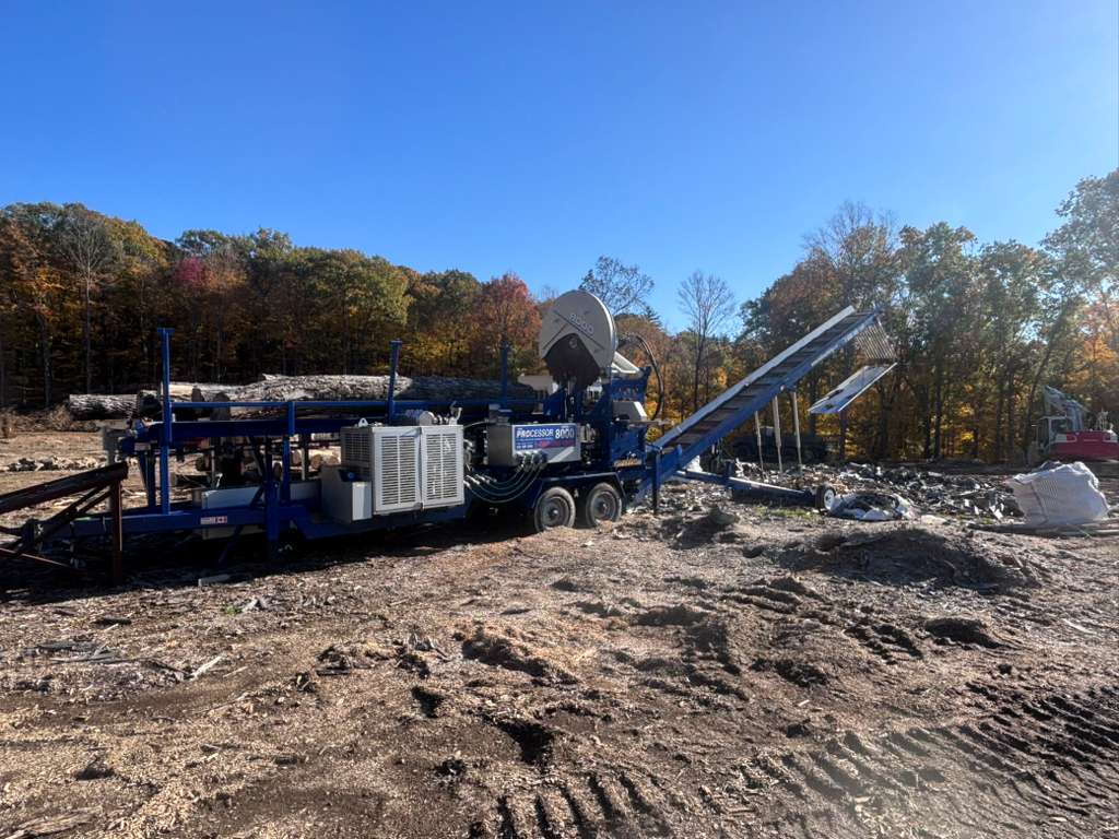 2021 Bells Machining 8000 Firewood Processor-Trailer Mounted