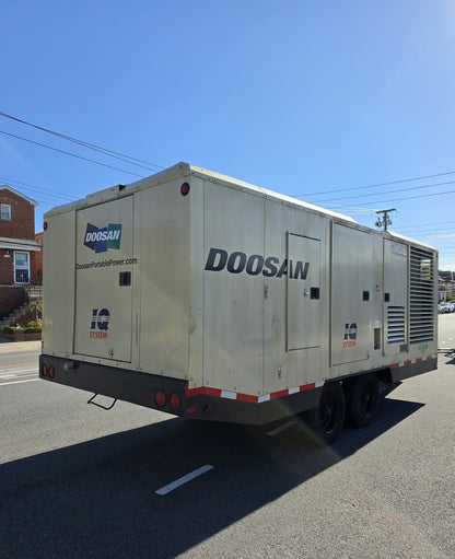 2014 Doosan HP1600IQ Towable Air Compressor