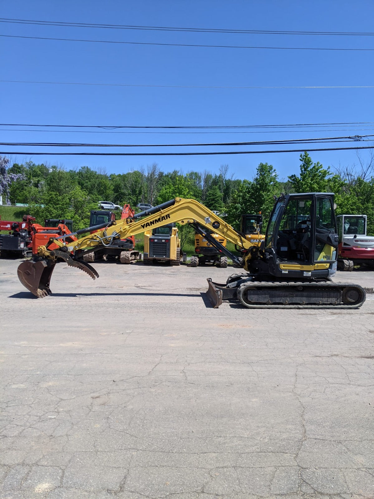 2019 Yanmar Vio80-1A Excavator w/ Thumb