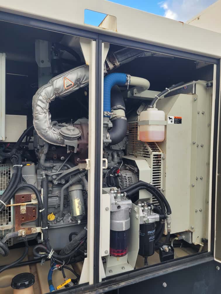 2017 MQ Whisperwatt DCA70SSIU4F Towable Generator-70kva