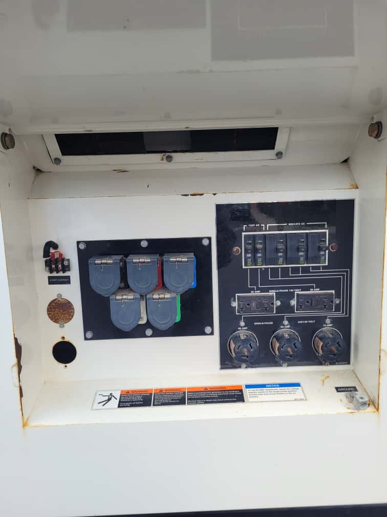 2017 MQ Whisperwatt DCA70SSIU4F Towable Generator-70kva