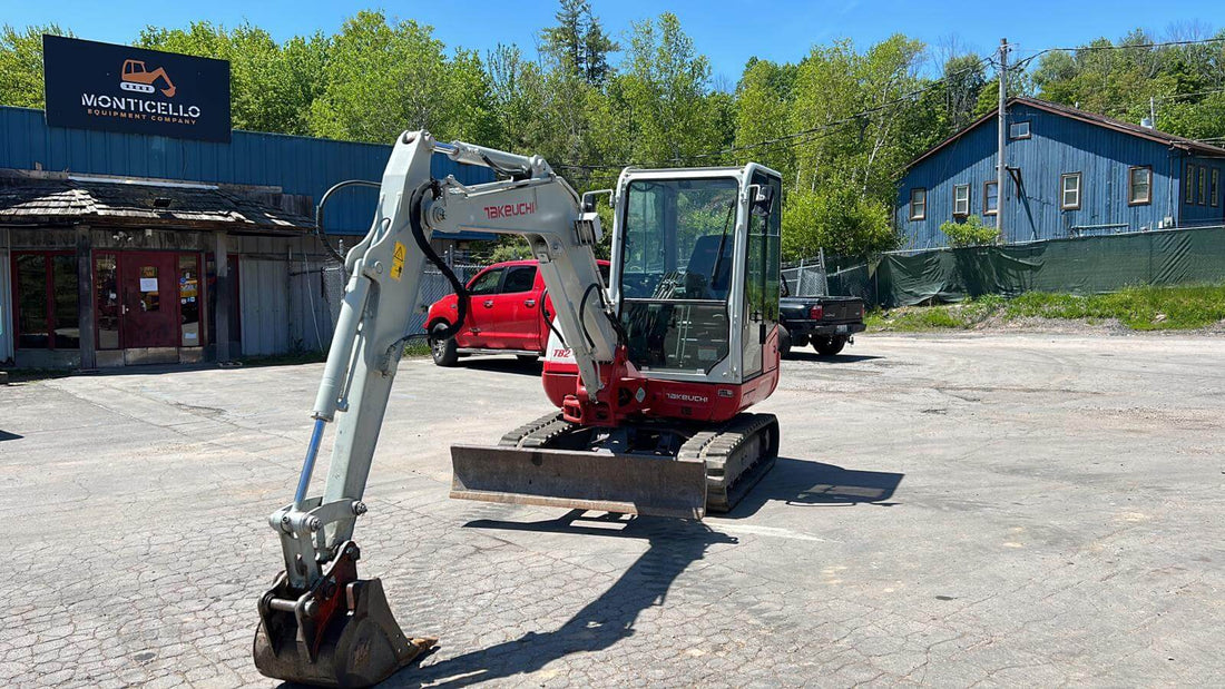 2016 Takeuchi TB240 Mini Excavator-Hours: 2,132