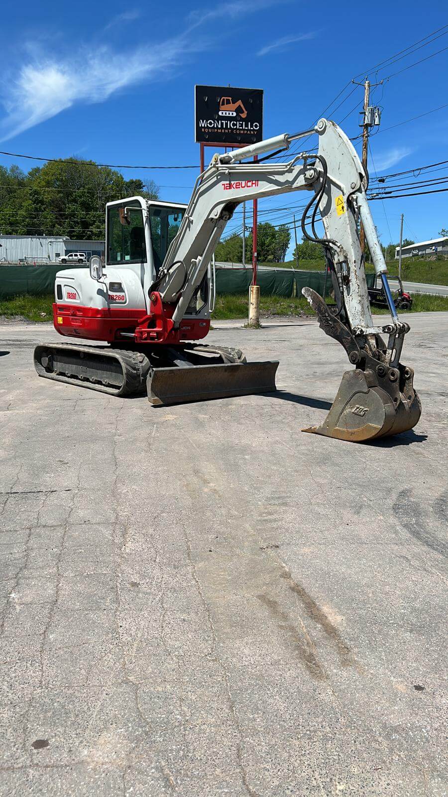 2017 Takeuchi TB260 Mini Excavator- Hours: 1,744