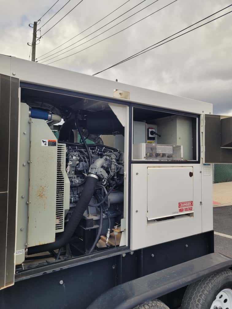 2017 MQ Whisperwatt DCA70SSIU4F Towable Generator-70kva