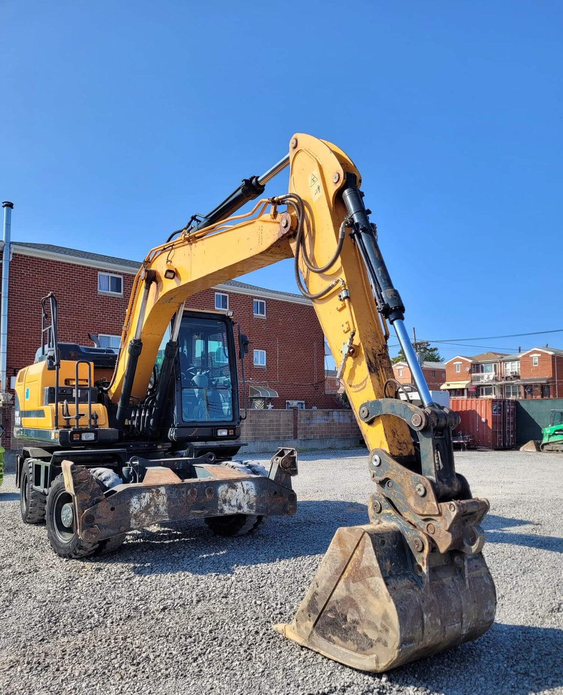 2017 Hyundai HW140 Wheeled Excavator-Hours: 5,008