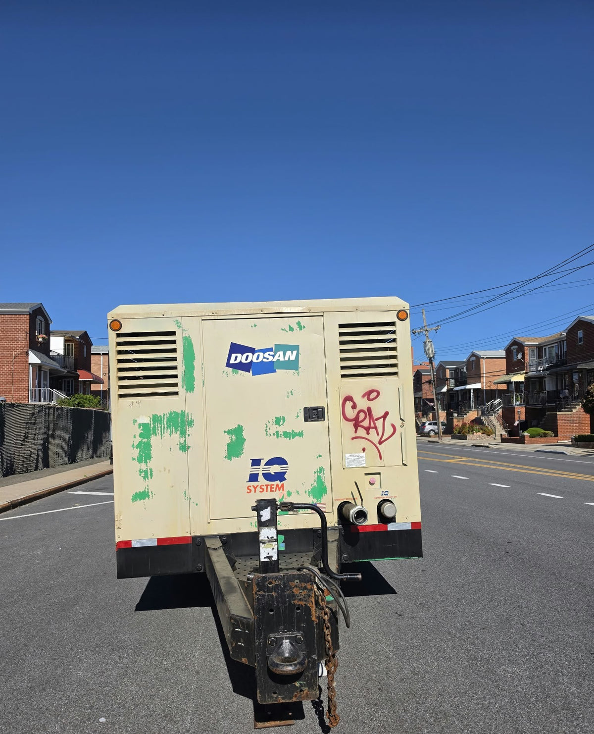 2014 Doosan HP1600IQ Towable Air Compressor
