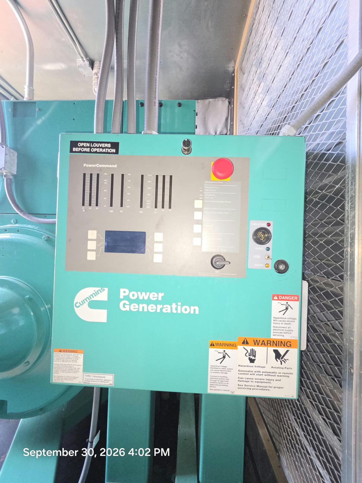 2008 Cummins 1250KW QSK50 Generator