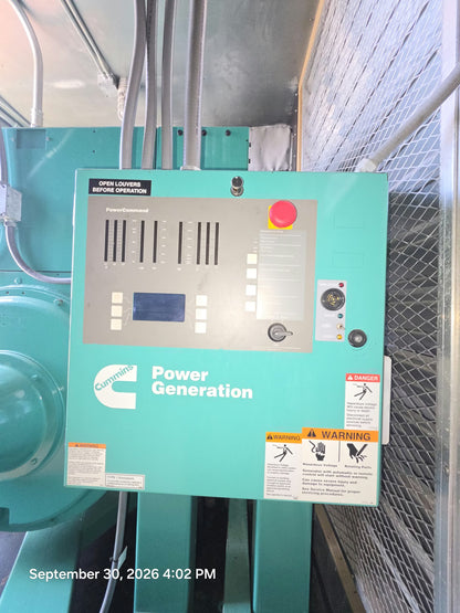 2008 Cummins 1250KW QSK50 Generator