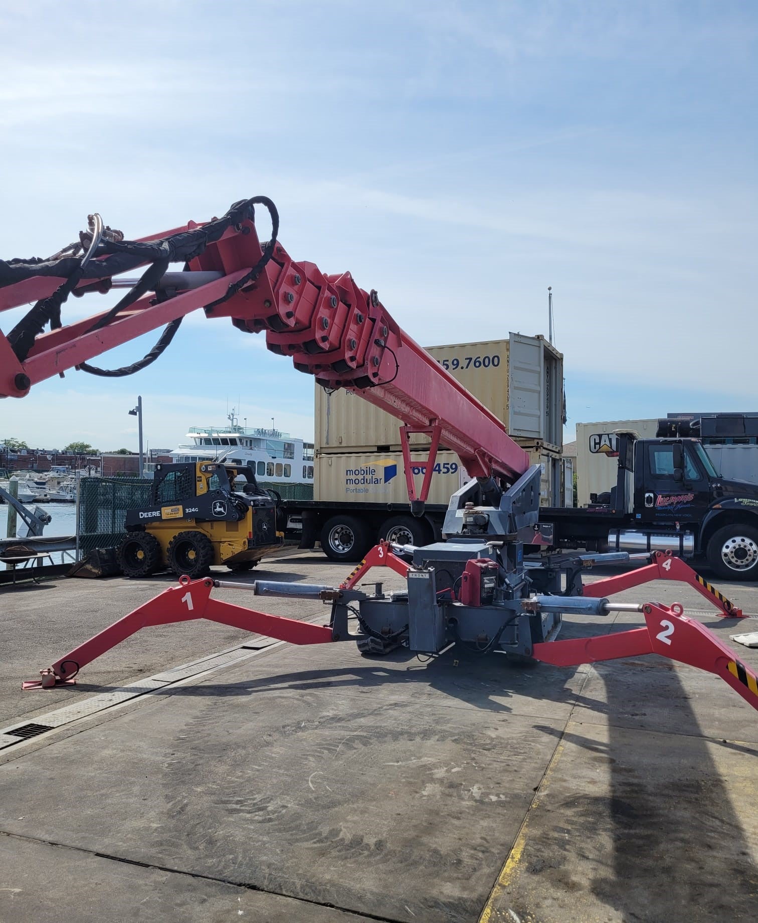 2018 Gomanlift T30 Spider Hydraulic Telescopic Boom Lift -includes Trailer