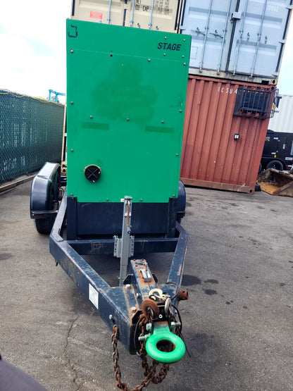 2016 MQ Whisperwatt DCA70SSIU4F Towable Generator-70kva