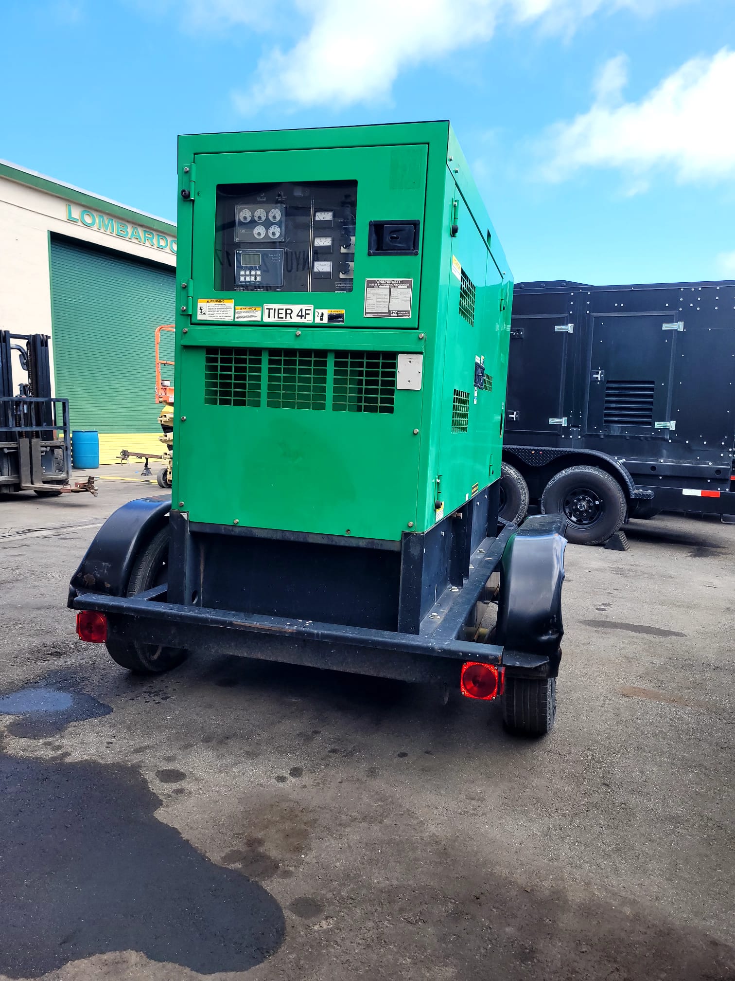 2016 MQ Whisperwatt DCA70SSIU4F Towable Generator-70kva