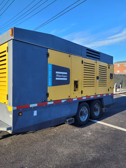 2017 Atlas Copco XRVS1550 CD7 Towable Air Compressor