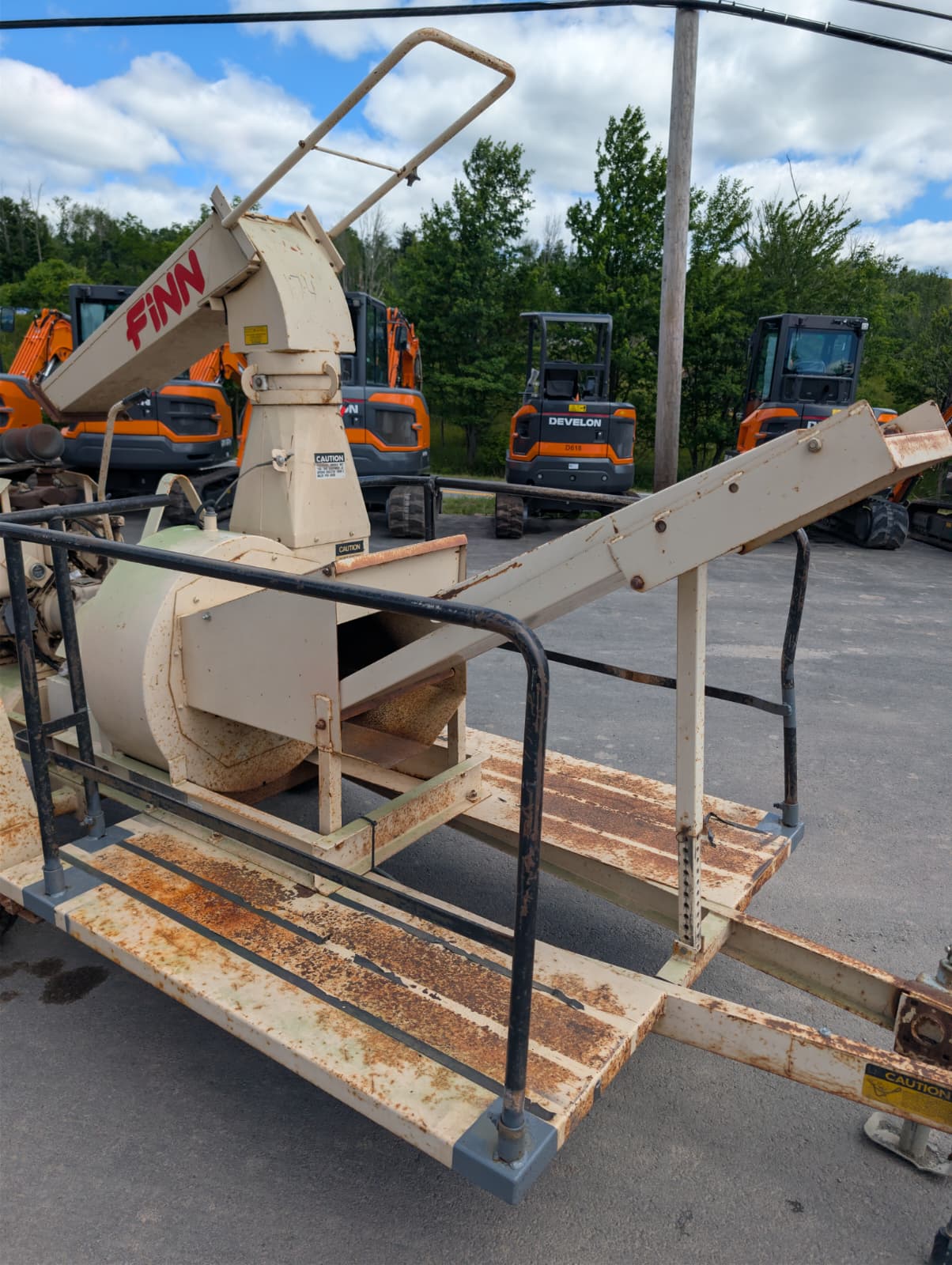 1991 Finn B70 Straw Blower