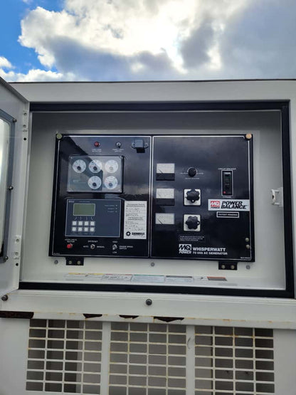 2017 MQ Whisperwatt DCA70SSIU4F Towable Generator-70kva