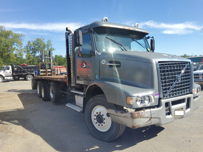 2004 Volvo VHD Flatbed with Princeton PB50 Truck Mounted Forklift