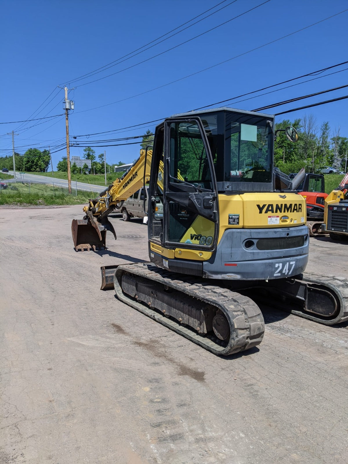 2019 Yanmar Vio80-1A Excavator w/ Thumb