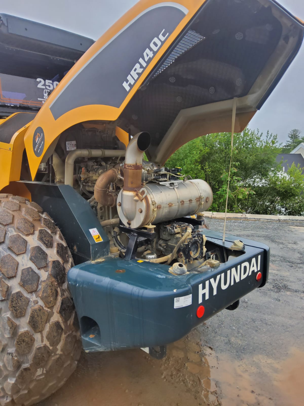 2021 Hyundai HR140C Single Drum Roller