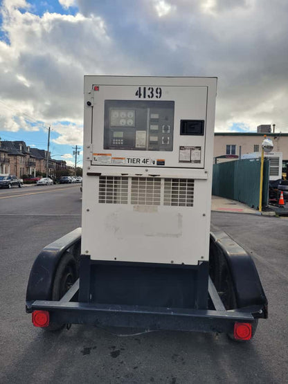 2017 MQ Whisperwatt DCA70SSIU4F Towable Generator-70kva