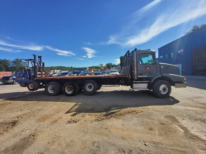 2004 Volvo VHD Flatbed with Princeton PB50 Truck Mounted Forklift