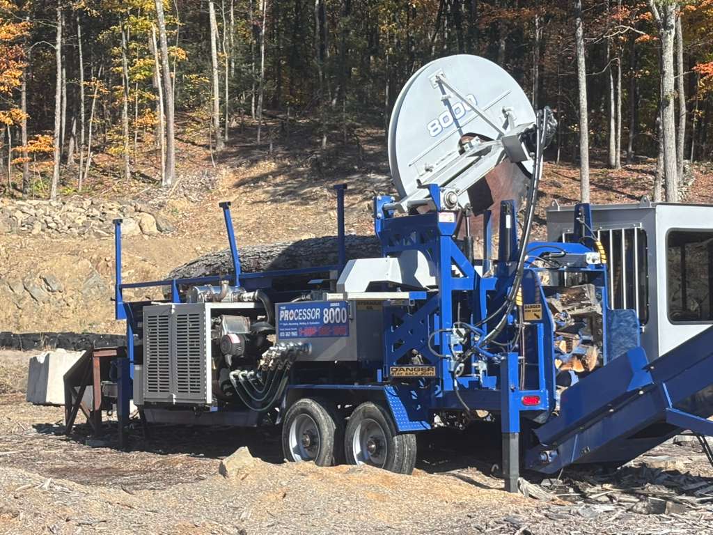 2021 Bells Machining 8000 Firewood Processor-Trailer Mounted
