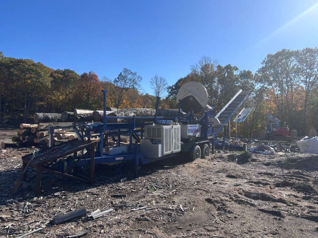 2021 Bells Machining 8000 Firewood Processor-Trailer Mounted