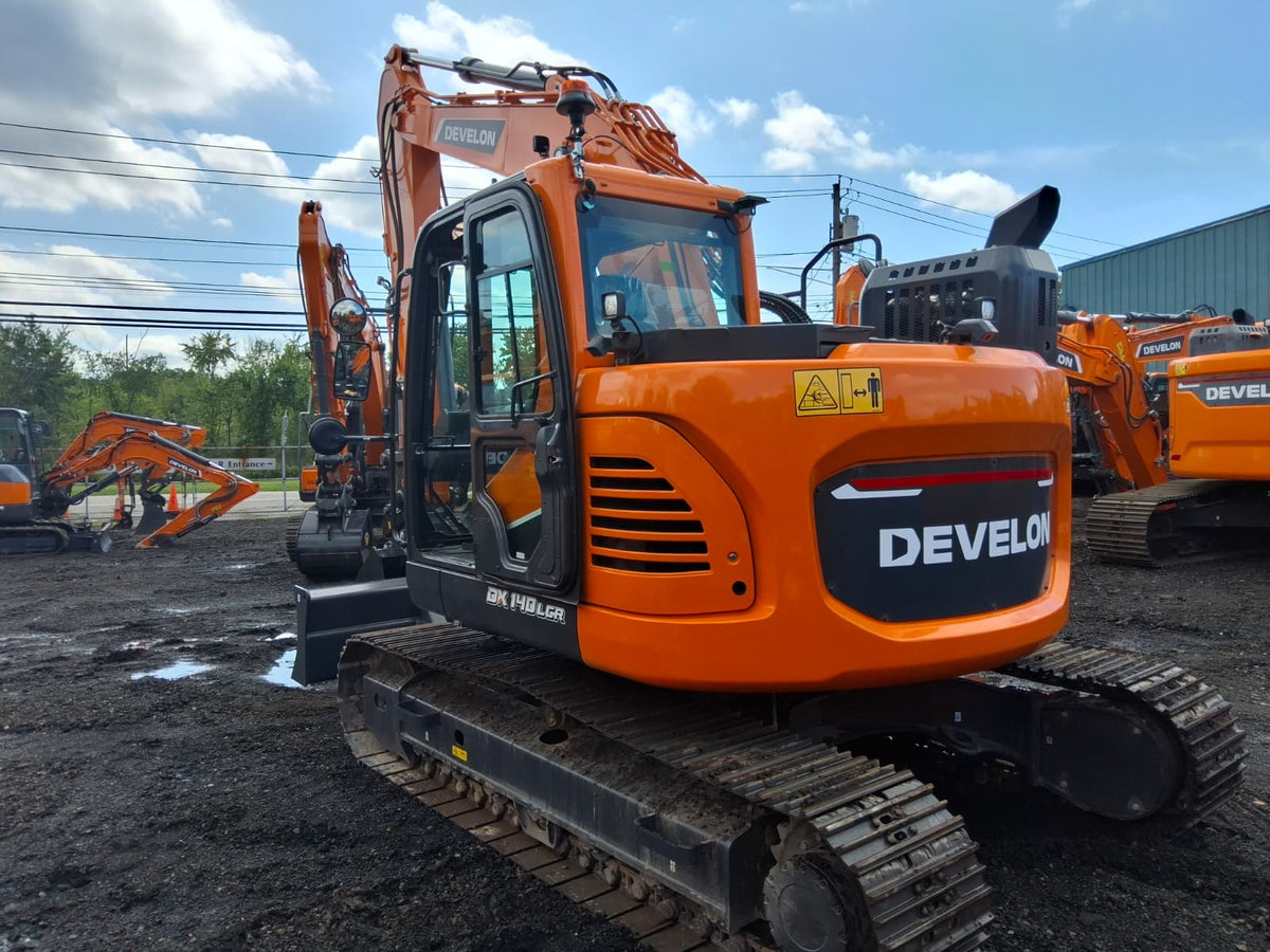 2026 Develon DX140LCR-7-30 Excavator W/Blade