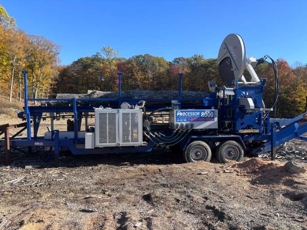 2021 Bells Machining 8000 Firewood Processor-Trailer Mounted