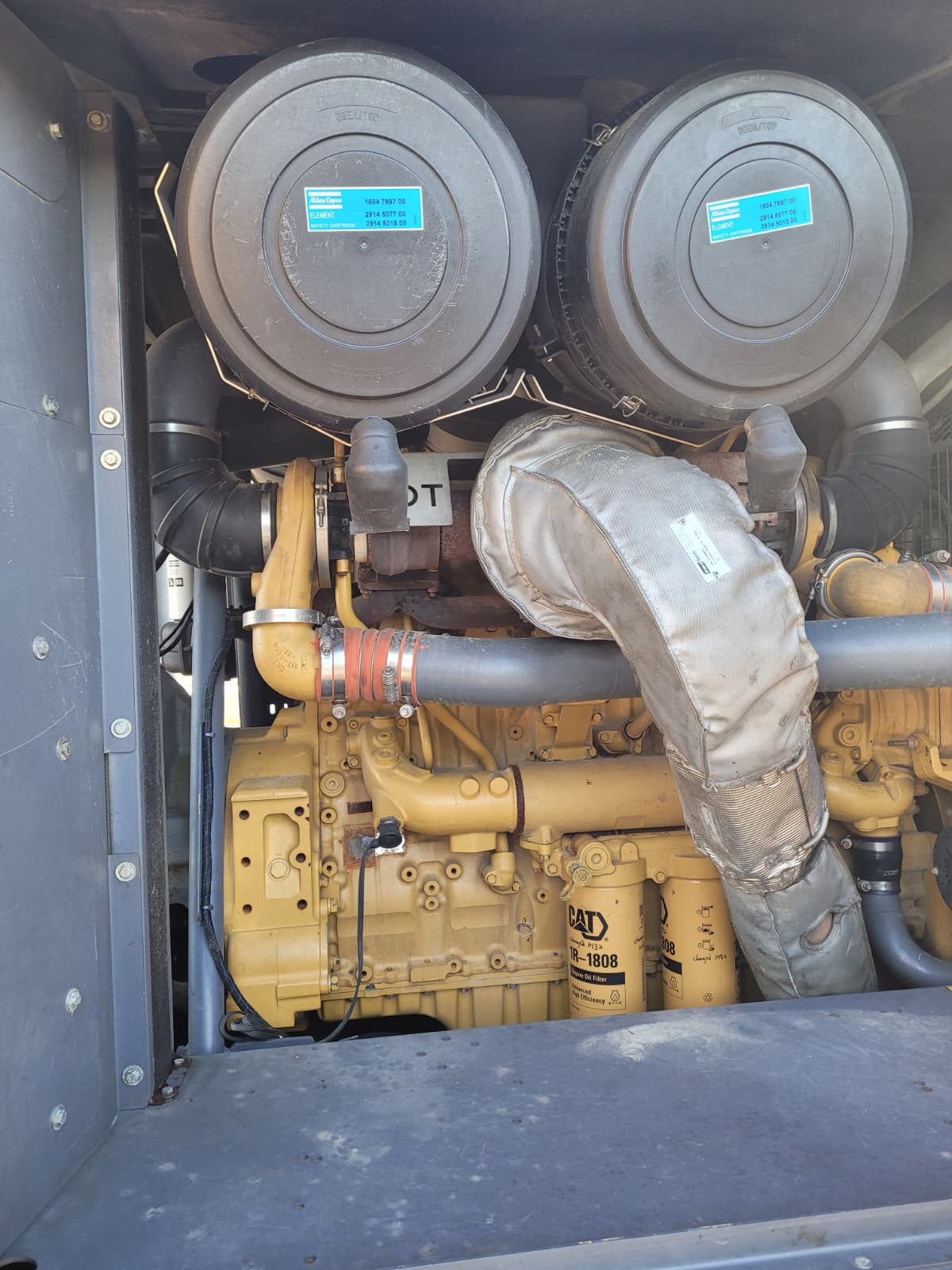 2017 Atlas Copco XRVS1550 CD7 Towable Air Compressor