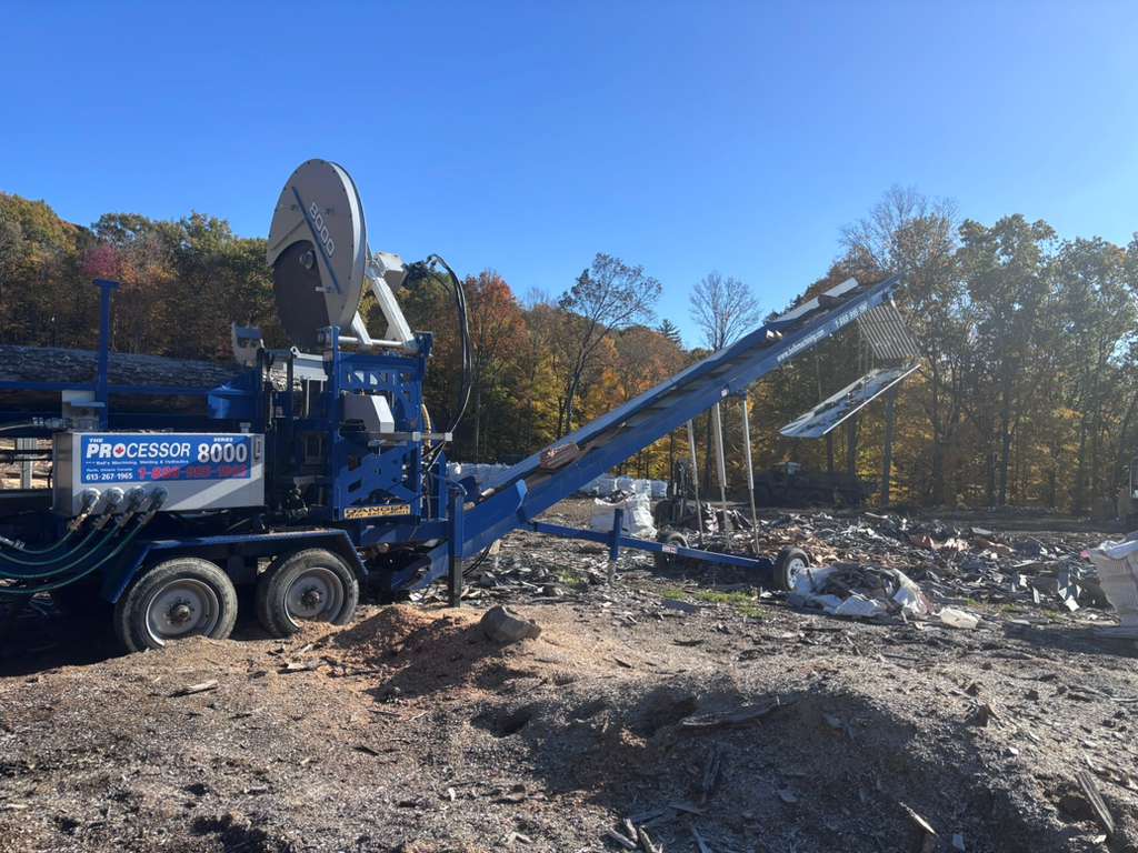 2021 Bells Machining 8000 Firewood Processor-Trailer Mounted