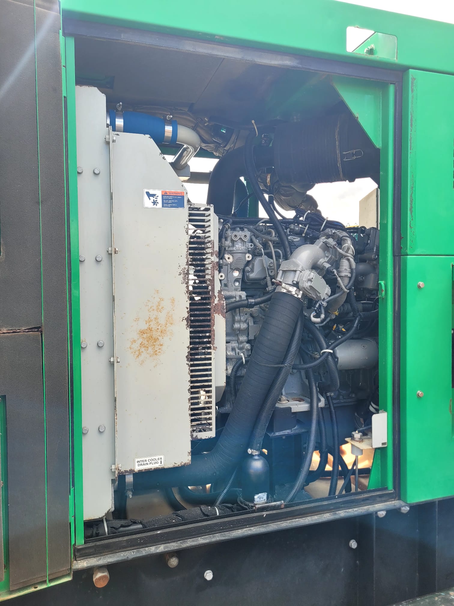 2016 MQ Whisperwatt DCA70SSIU4F Towable Generator-70kva