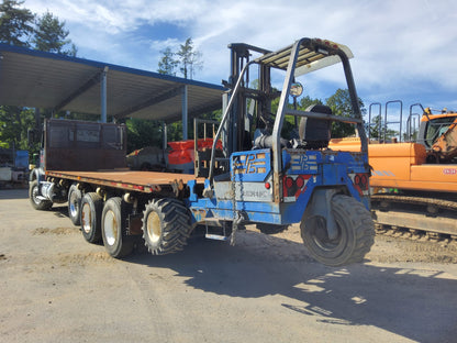 2004 Volvo VHD Flatbed with Princeton PB50 Truck Mounted Forklift