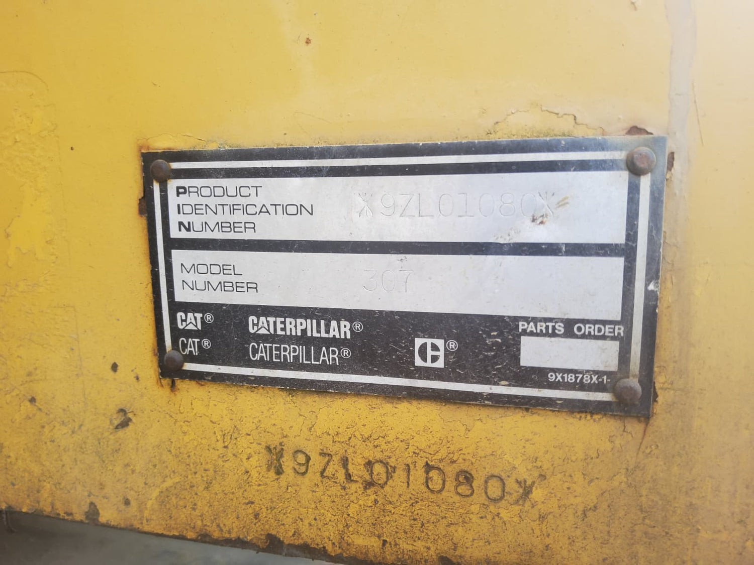 1994 CAT 307 Excavator